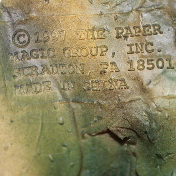 Vintage Creepy Tree Ghoul Mask Halloween Vintage 1997 Paper Magic Group - Picture 12 of 13